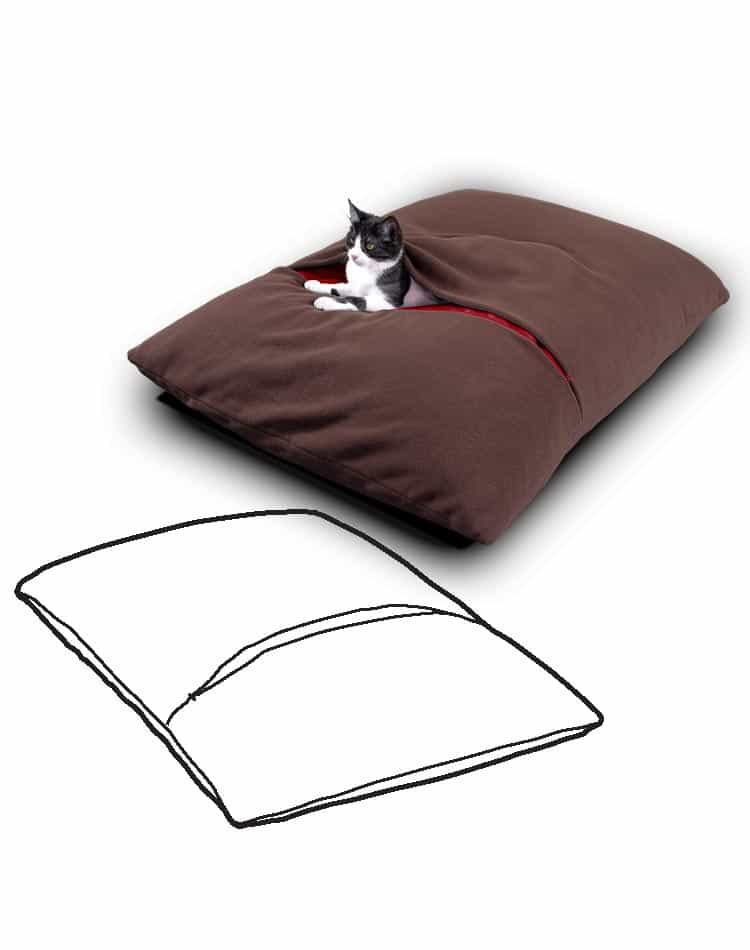 Kissenbezug Schlafsack für Katzen und Hunde DIVAN Due