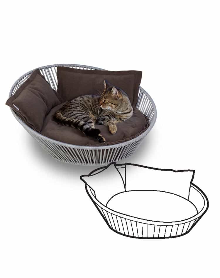 Replacement cover for SIRO pet baskets