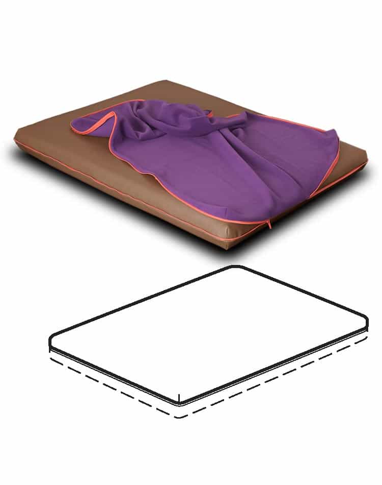 Replacement blanket for memory foam dog bed PAUL