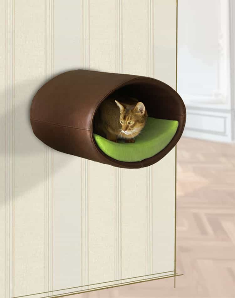 cat climbing wall RONDO Wall leather/fauxleather