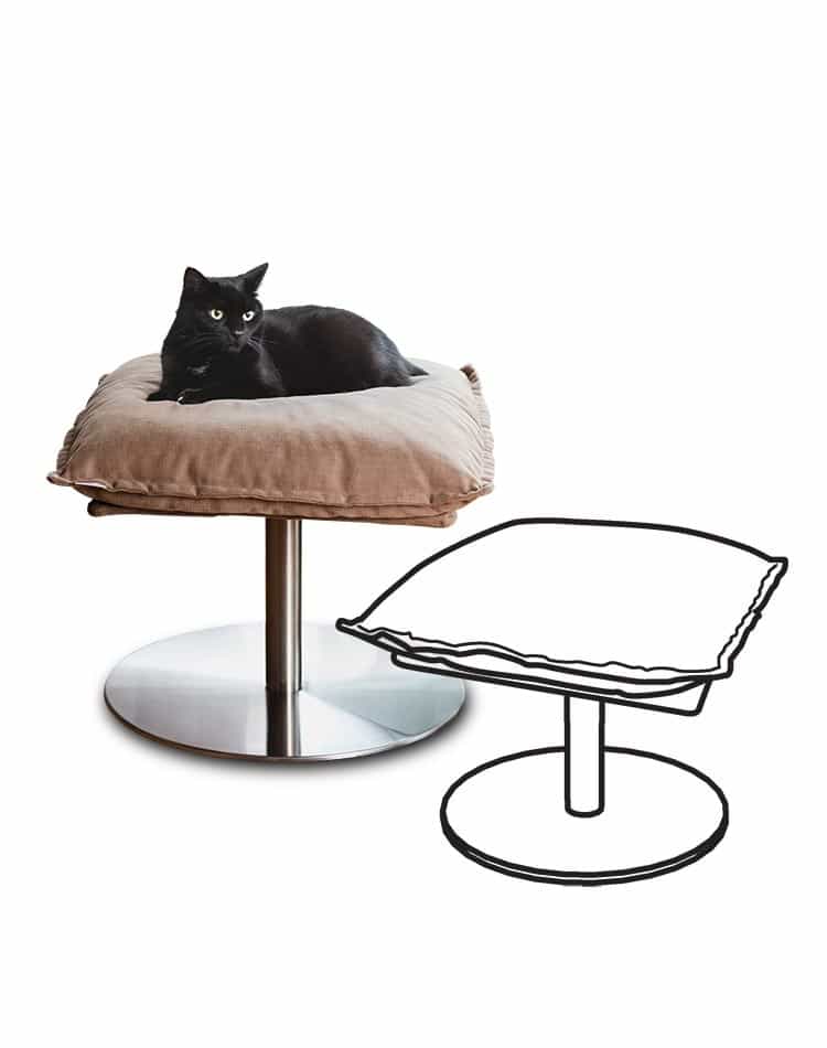 Kissenbezug für das Design Katzenbett POET