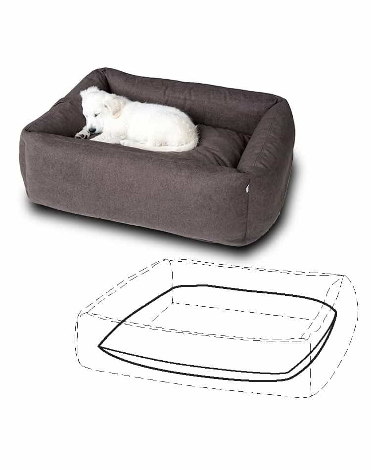 Replacement cushion cover for dog bed BOOX