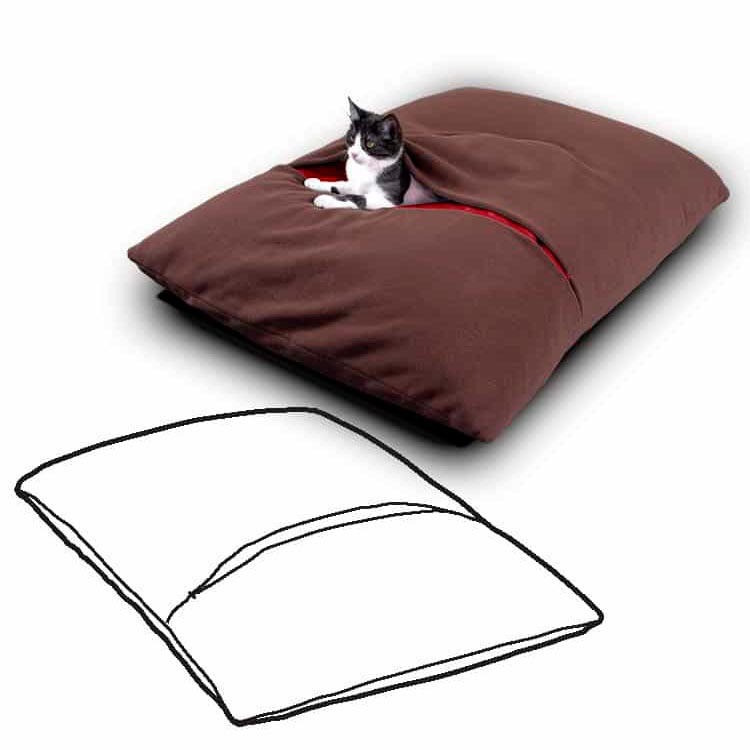 Kissenbezug Schlafsack für Katzen und Hunde DIVAN Due