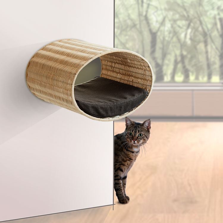 Albero per gatti RONDO Wall Rattan