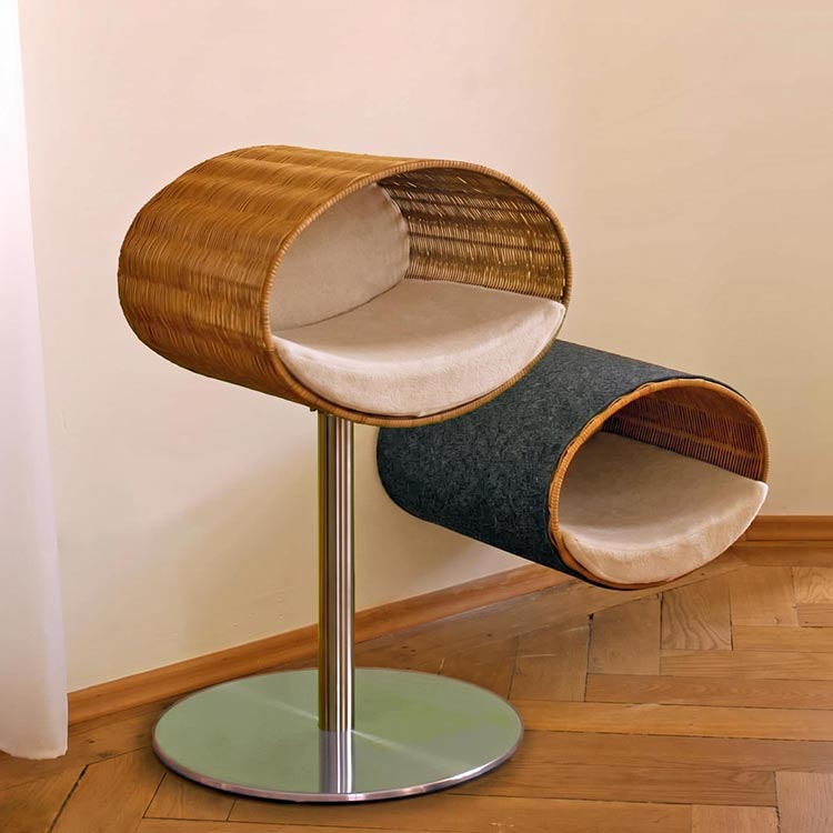 Albero per gatti RONDO Wall Rattan