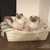 BOWL cat basket in real leather