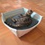 Cestino per gatti BOWL di semilpelle