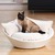 Letto gatto pelle MILA