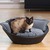 Letto gatto pelle MILA