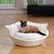 Letto gatto pelle MILA