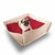 Dog bed with cushion BOWL