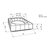 Design Hundebett CUBE Leder