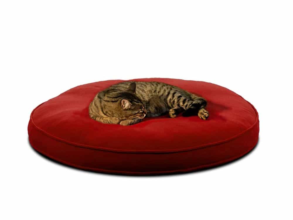Round cuddly cushion for luxury cats by pet-interiors.