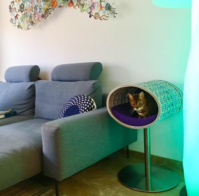 Design Katzenmöbel RONDO Stand Crochet