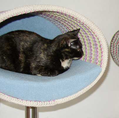 Design Katzenmöbel RONDO Stand Crochet