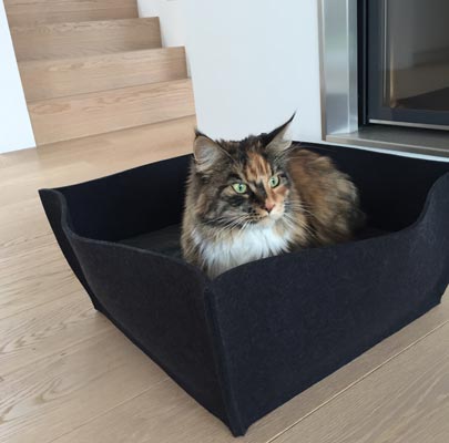Katzenkörbe BOWL Filz