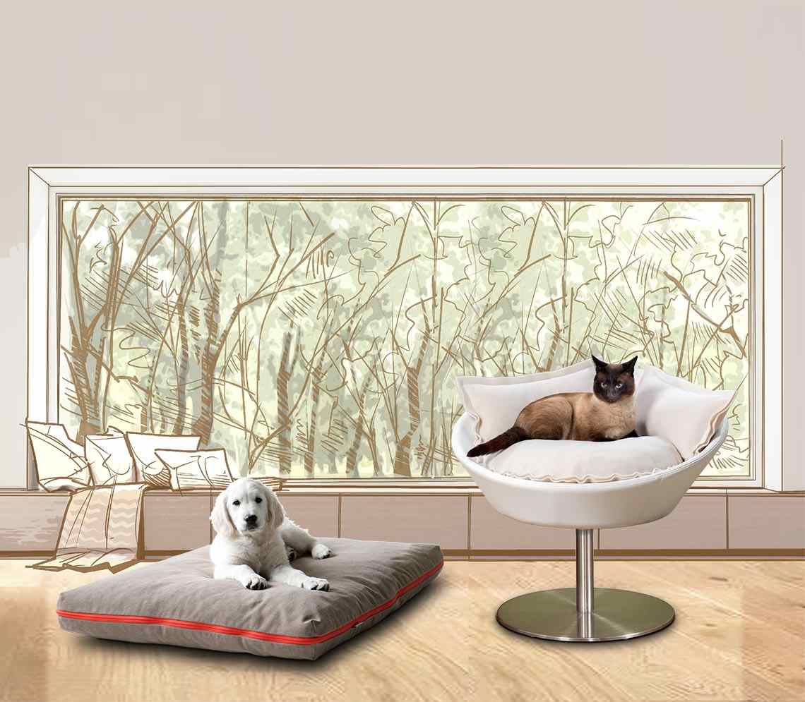Cat bed COSMO and LOUNGE Elli dog cushion