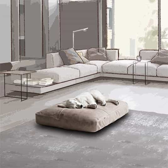 Genuine leather dog bed Lounge SOFY
