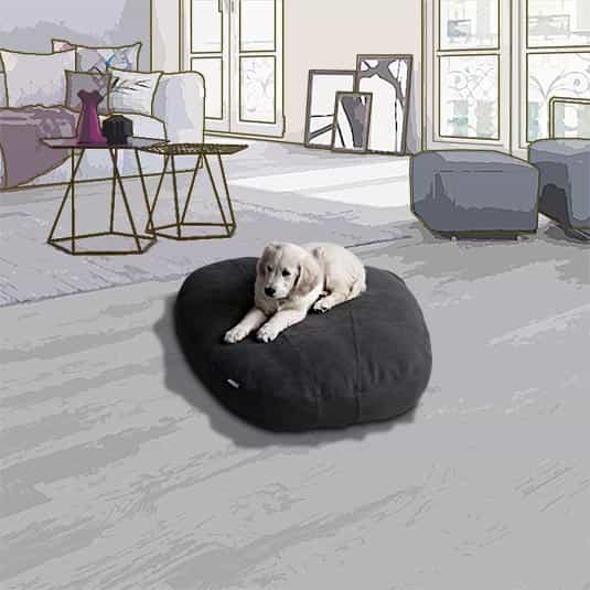 Dog cushion leather Lounge POOF