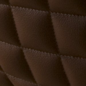 rectangular quilted leather