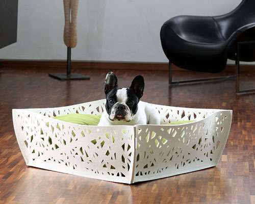 Hundebett-Filz-Design-edel-luxus-Hundekorb-pet-interiors
