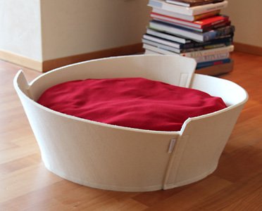 cat bed,felt,cat basket, high-end cat bed,cat bed out of felt,modern cat bed