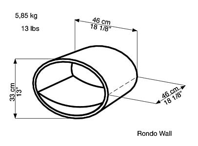 cat cave dimensions of Rondo Wall